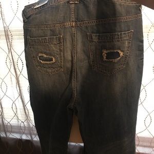 NWT Lane Bryant Boot Cut Distressed Jeans-18